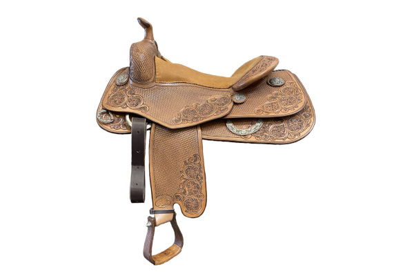 Bob's Custom Saddles | Reining | Model B20-166 The Fappani Reiner for sale at Leonard Truck & Trailer, Inc., Ohio