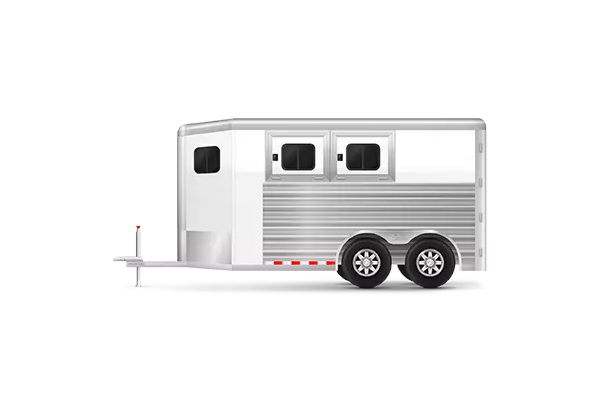 Cimarron Trailers | BUMPER PULL 2-5 HORSE | Model Norstar Ready-To-Go for sale at Leonard Truck & Trailer, Inc., Ohio