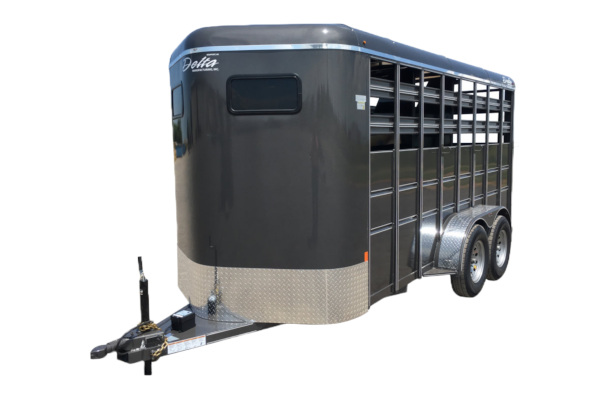 Delta Manufacturing Trailers 500 Combo Livestock/Horse Trailer for sale at Leonard Truck & Trailer, Inc., Ohio