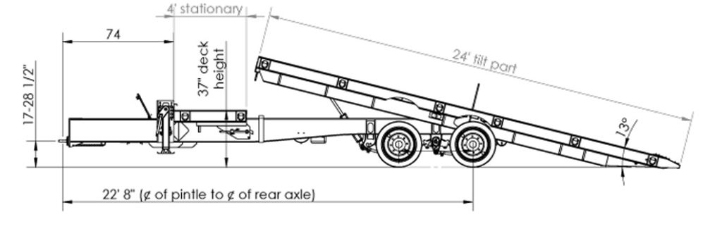 FB8X28TPT 40L Line Drawing