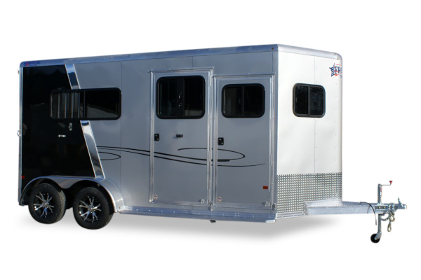 Frontier Trailers | Ambassador 59" Lite BP Straight Load Series | Model 2 HORSE TRAILERS for sale at Leonard Truck & Trailer, Inc., Ohio