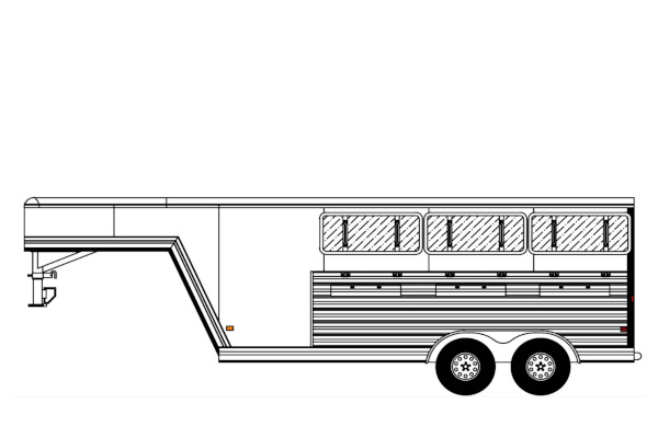 Frontier Trailers 7x16 HORSE TRAILERS for sale at Leonard Truck & Trailer, Inc., Ohio