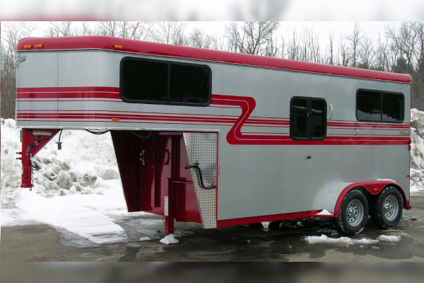 Hawk Trailers | Gooseneck | Model Model 111: 2 Horse Gooseneck Walk Thru Manger with Dress for sale at Leonard Truck & Trailer, Inc., Ohio