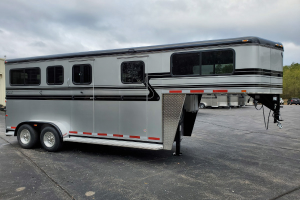 Hawk Trailers | Gooseneck | Model Model 134: 2 Horse Gooseneck Walk Thru Classic with Dress for sale at Leonard Truck & Trailer, Inc., Ohio