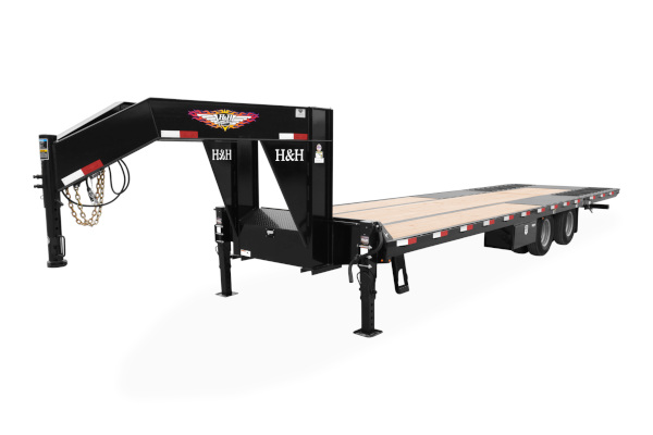 H & H Trailers | Hydraulic Tail Deckover Trailer | Model 102" x 21'+9', 22.5k for sale at Leonard Truck & Trailer, Inc., Ohio