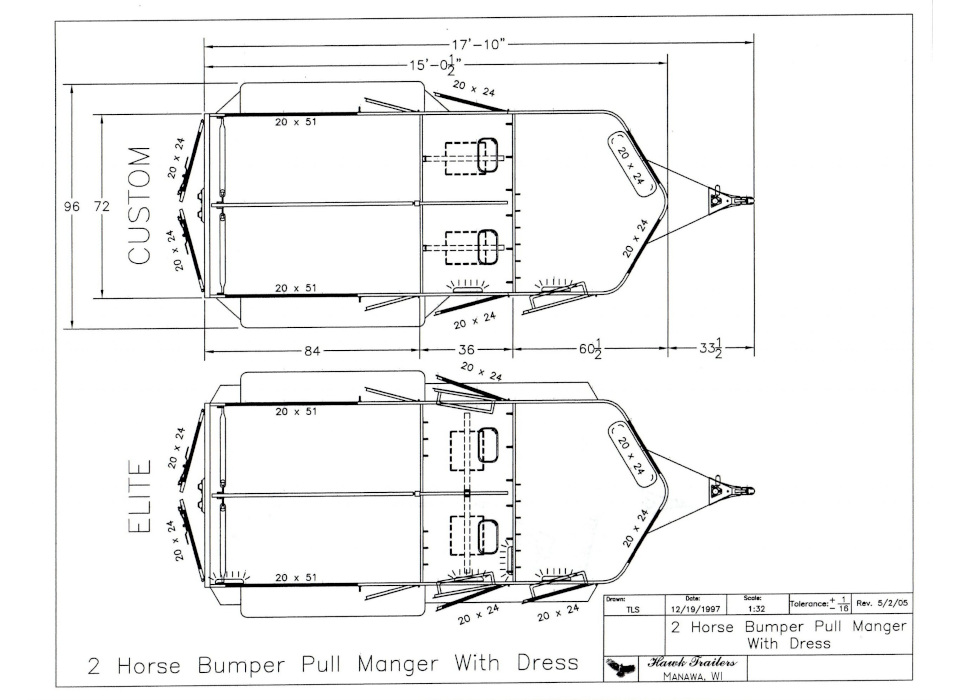 Hawk BumperPull Model104 2 FloorPlan