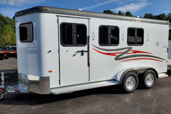 Hawk Trailers Model 118: 3 Horse Bumper Pull Slant with Dress for sale at Leonard Truck & Trailer, Inc., Ohio