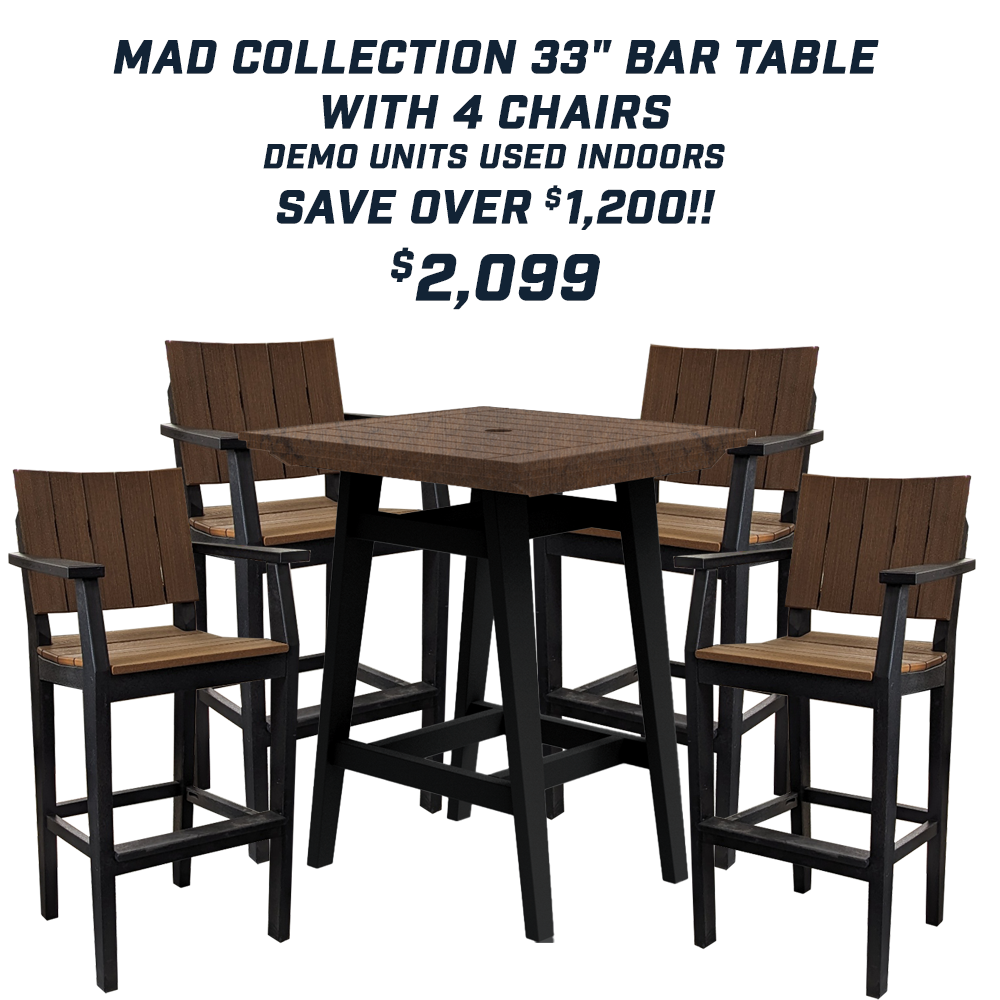 MAD Bar Table w Chairs