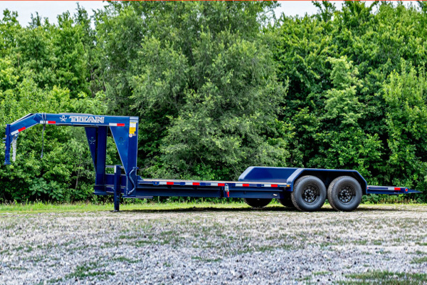 Titan Trailers | Utility Trailers | Model Gooseneck Tilt Deck for sale at Leonard Truck & Trailer, Inc., Ohio