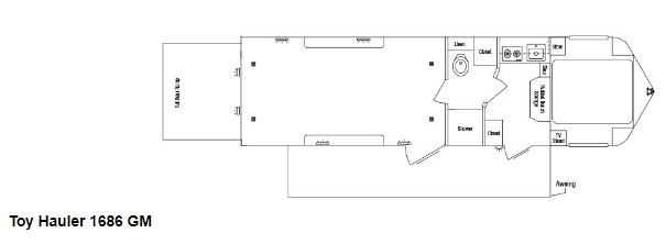 ToyHauler 1686GMw