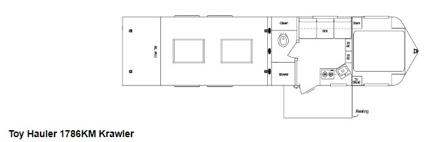 ToyHauler 1786KMw Krawler