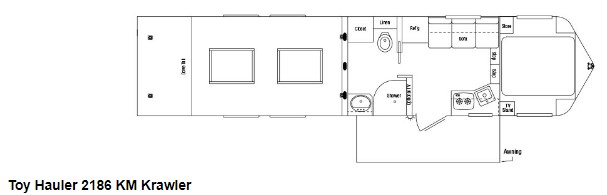 ToyHauler 2186KMw Krawler