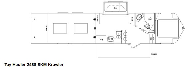 ToyHauler 2486 SKM Krawler