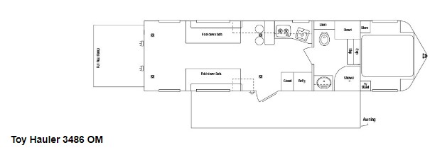 ToyHauler 3486OM