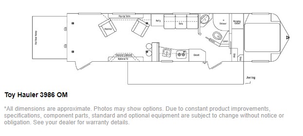 ToyHauler 3986OM